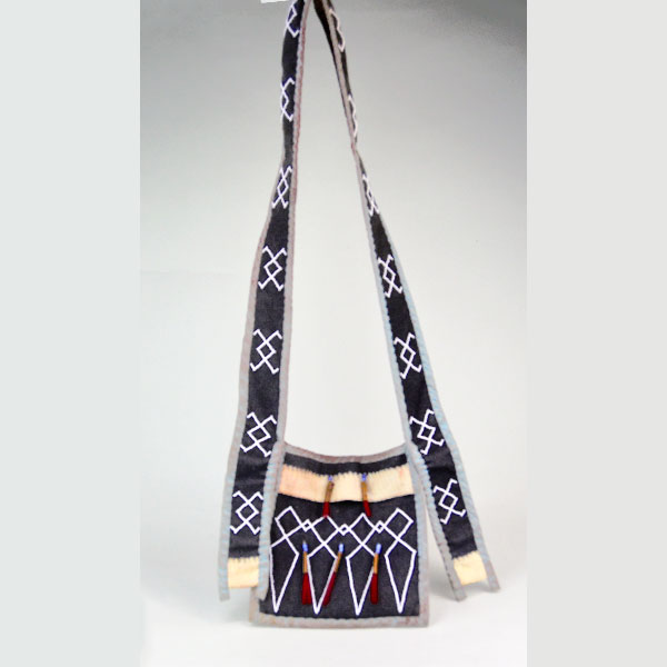 Bag- Wool Shoulder Beaded