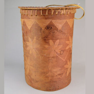 Basket- Birchbark with Lid