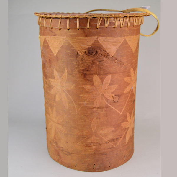 Basket- Birchbark with Lid