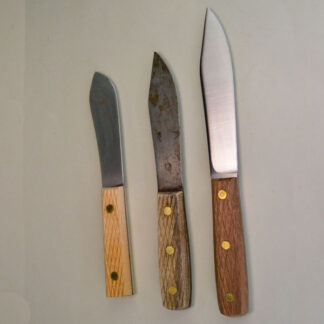 Knife 3 pack set of 3 contemporary wood handles knives