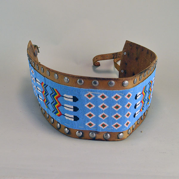 Belt- Beaded with Feather Motif