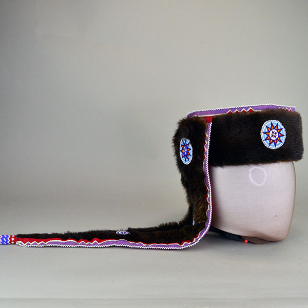 Turban- Handcrafted Otter Fur