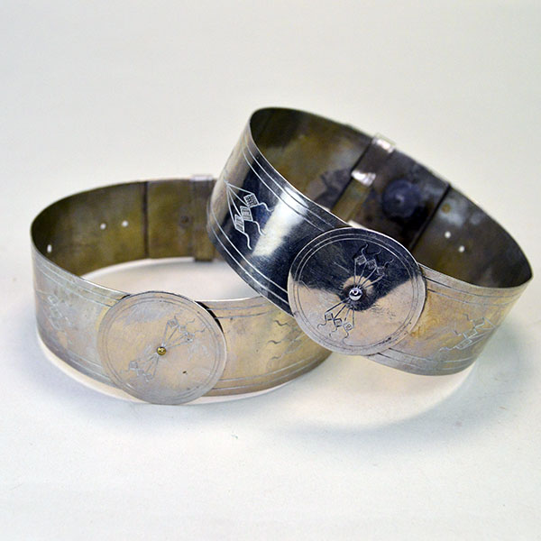 Armbands- Nickel Silver Stamped