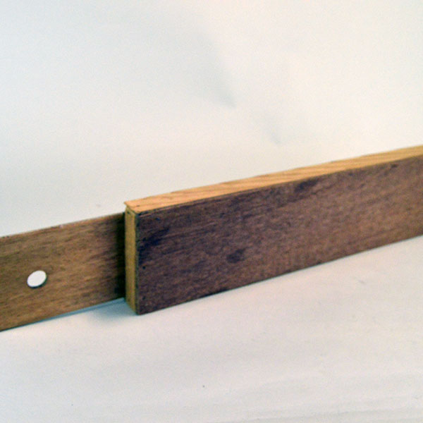 Box- Cedar Slide Top that protects feathers from pests and damage. Smooth lid with no hinges. Exterior measures 17" long, 4" wide, and 1.5" deep. The bottom.
