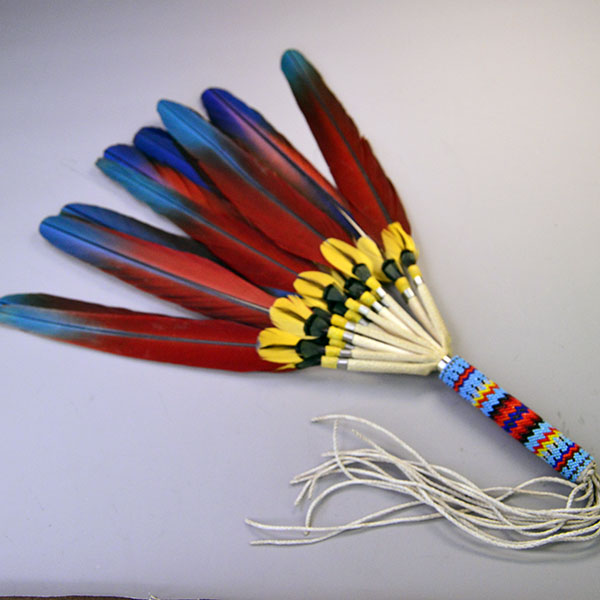 Fan- Macaw Feathers