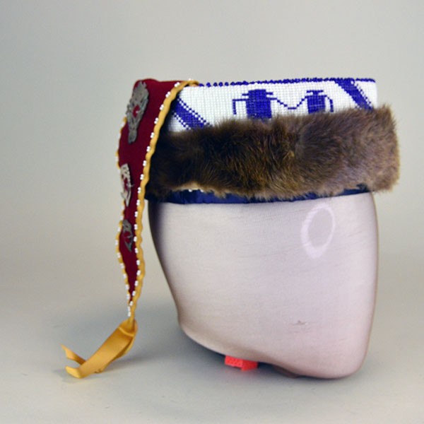 Turban with Otter-Fur Trim