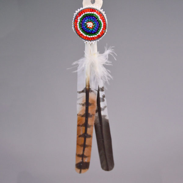 Scalp Feathers- Hand-painted Hawk Feathers
