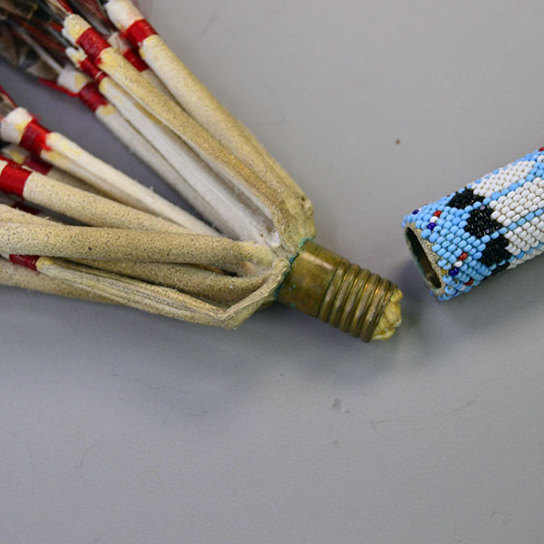 Fan Rattle Set Gourd Dance fan and handle connection