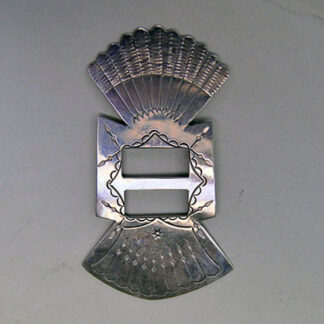 Scarf Slide Nickel Silver with open slide