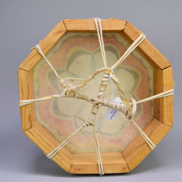 Hand Drum - Octagonal back view