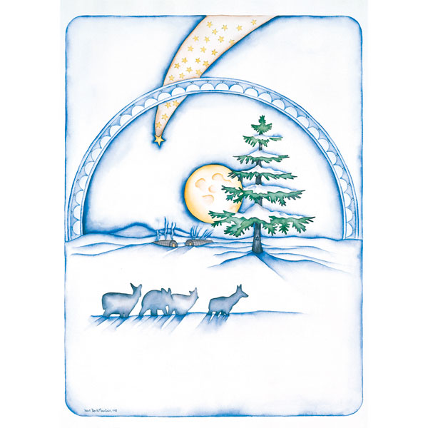 Holiday Card - Long Night Moon