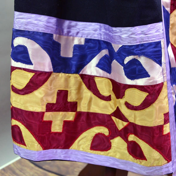 Skirt Osage Ribbonwork detail