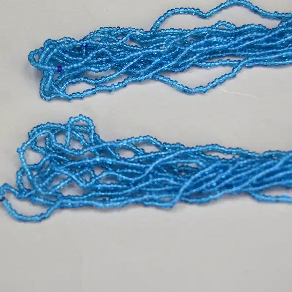 Add rich color to your beadwork with Antique 14/0 Trans Medium Blue Blue Seed Beads. Available in limited quantities.