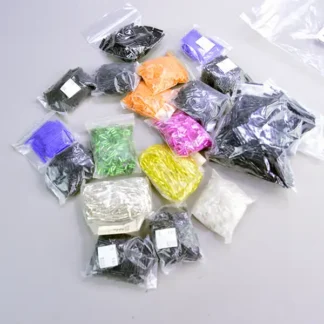 20 oz Bead Lot- Group Lot Assorted, mixed sizes and colors, silver-lined and iridescent. Great for bead fringe, earrings, necklaces, and crafts.
