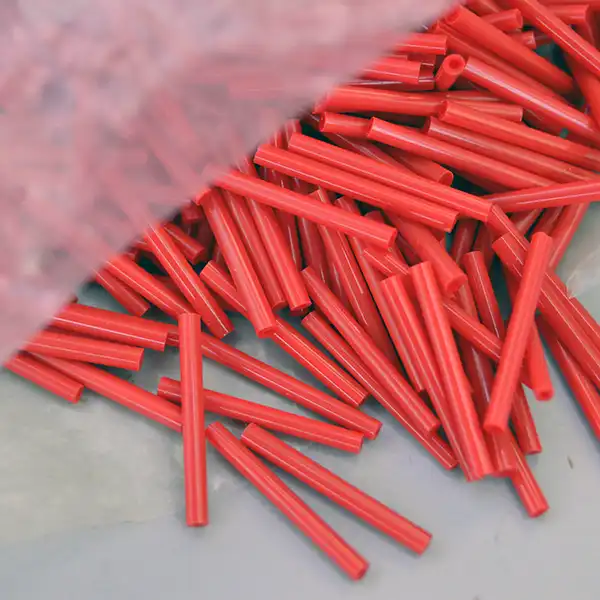Bead Lot- Red Bugle