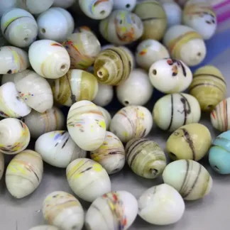 Bead Lot - Glass Color Swirl 25 ounce lot