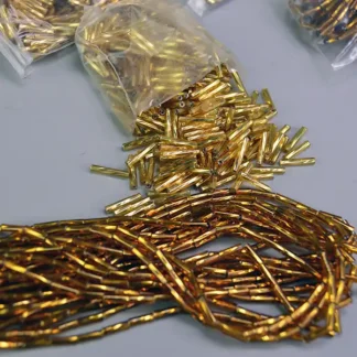 Bugle Twisted Silver Lined Amber 17 oz lot with 2 sizes & shades