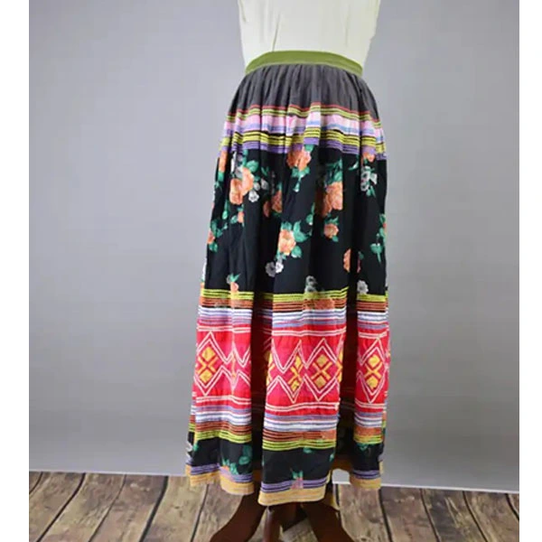 Vintage Floral Seminole Skirt